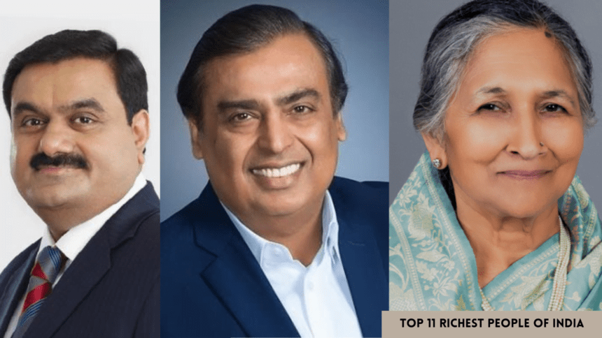 Top 11 richest people Of India