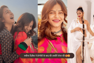 rubina dilaik ने प्रेग्नेंसी के बाद की तस्वीरें शेयर की 😍🥰