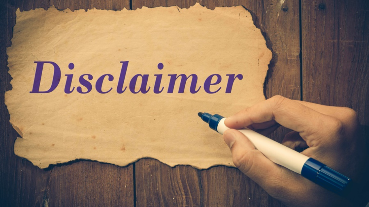 Disclaimer