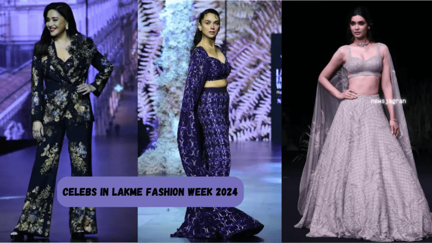 Celebs In Lakme Fashion Week 2024