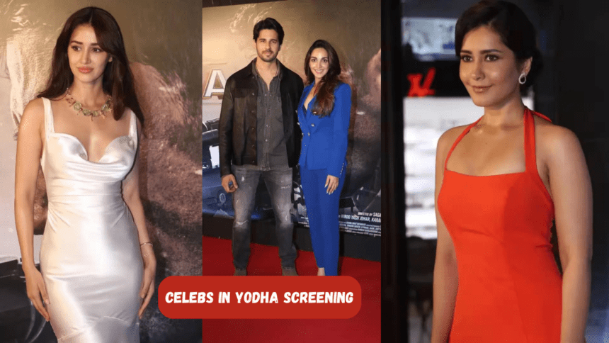 Celebs In Yodha Screening