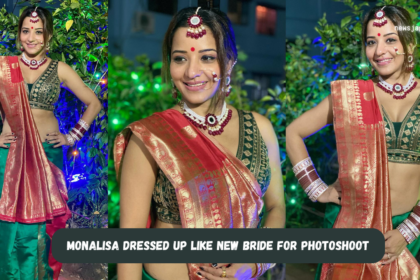 Monalisa Dressed Up Like New Bride For Photoshoot