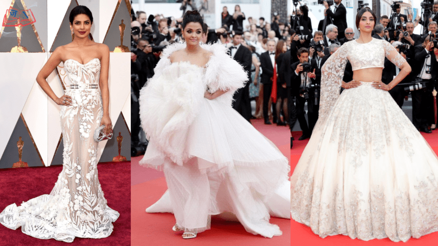 Bollywood Divas Looked Fairy Goddesses In White Gown