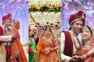 In Beautiful Lehenga Bride Pooja Singh With Karan