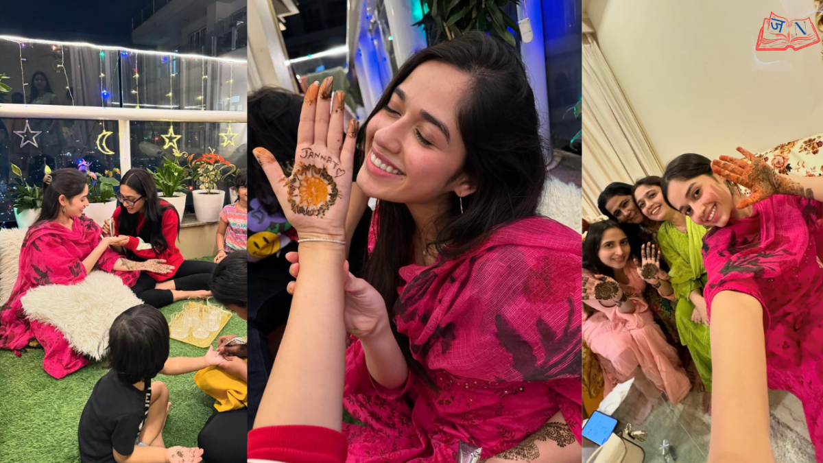 Jannat-Reem Shaikh Applied Mehndi On hands for Eid