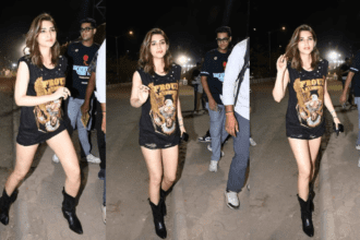 Kriti Sanon Amazing Look In Diljit Dosanjh Concert