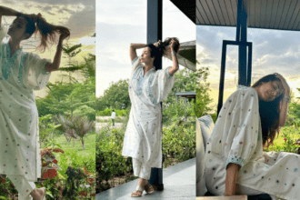 Malaika Arora Looked Glam In White Suite No-Makeup