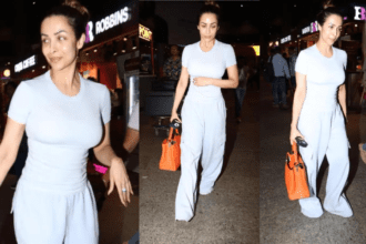 Malaika Flaunts Curvy Figure In Bodyhugging T-Shirt