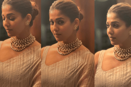 Nayanthara Showed Her Elegance Wearing Saree-Jewel