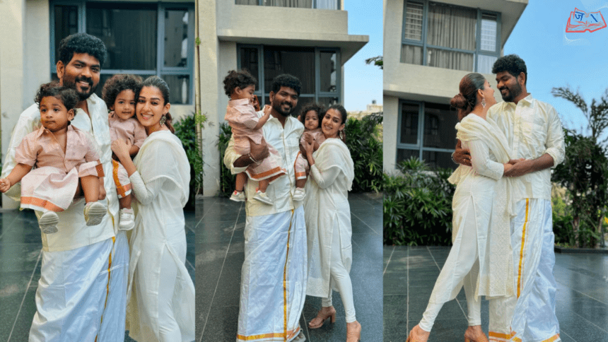 Nayanthara-Vignesh Celebrated Vishu With Their Twins