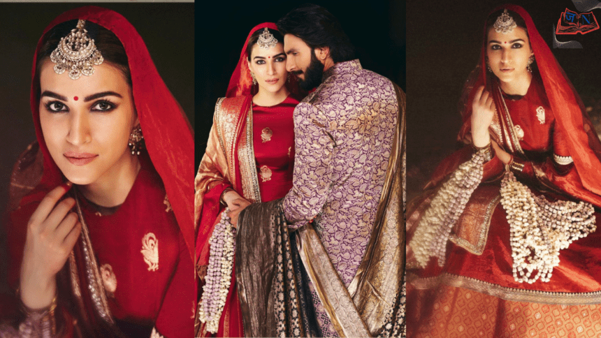 Ranveer And Kriti in Manish Malhotra Couture At Ghat
