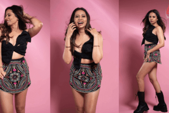 Sargun Mehta Showed Killer Looks In Mini Skirt-PICS
