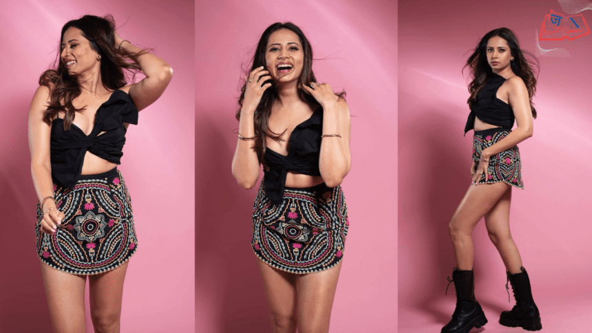 Sargun Mehta Showed Killer Looks In Mini Skirt-PICS