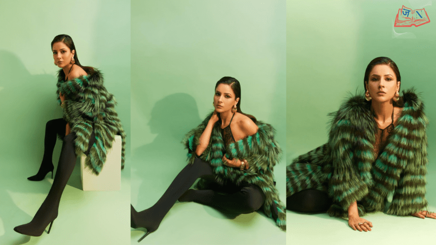 Shehnaaz Gill Shows Her Killer Look In Fur Dress