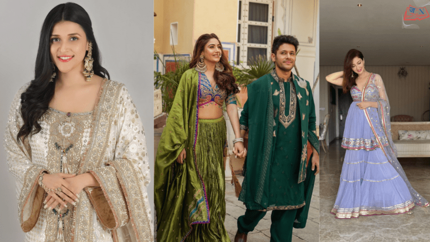 TV Stars Dressed Up In Eid Celebration Gauhar-Saumya