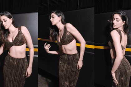 Ananya Panday Shined With Style In Glittering Dress