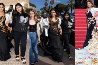 Aradhya Seen Taking Care Of Aishwarya At Cannes 2024