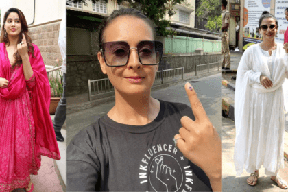Bollywood Actresses Reached Polling Booth To Vote