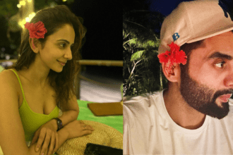 Rakul Preet Having Fun In Fiji In Green Strappy Top