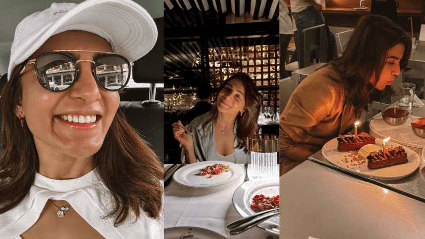 Samantha Shared Photos Of Her Birthday In Athens
