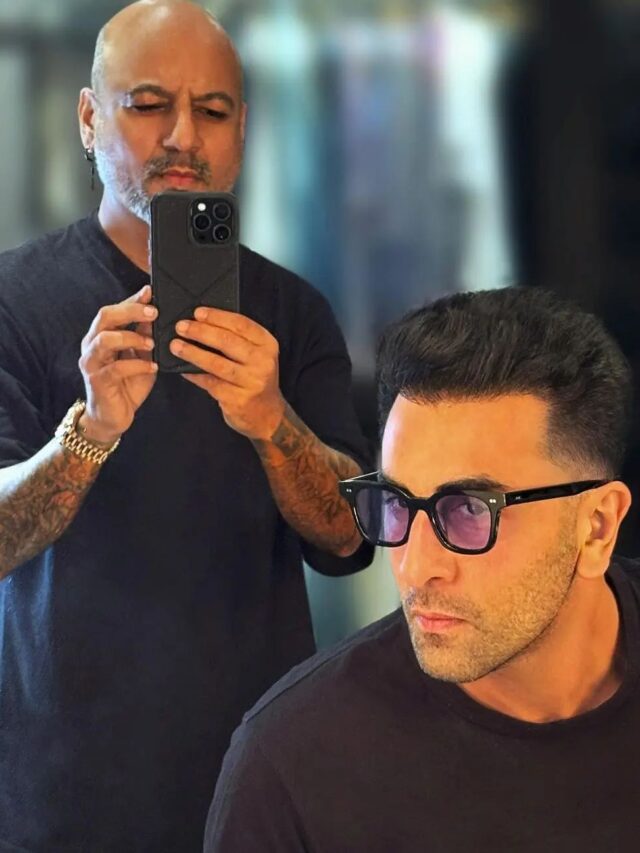 This time, Aalim Hakim has done Ranbir Kapoor’s hair and we are loving it!!