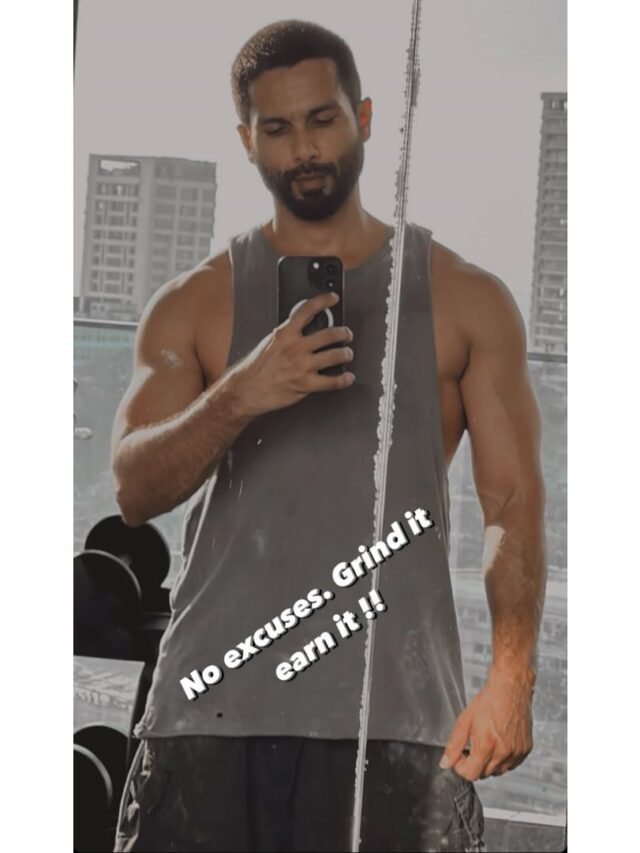 Shahid Kapoor shares some end-of-the-week fitness motivation, take a look 💪🏽