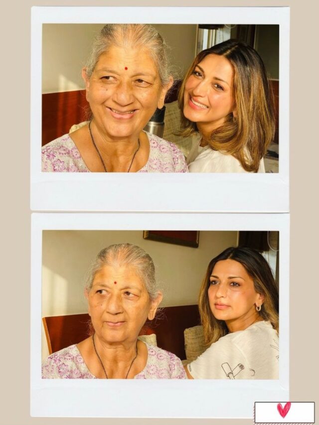 Sonali Bendre and her Aaai 🥰😍