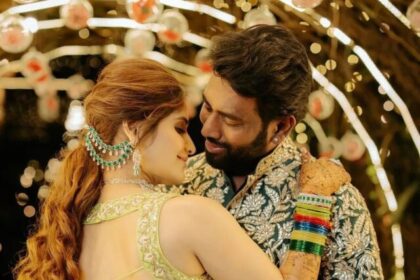 Cutest pictures of newlyweds Arti Singh and Dipak Chauhan from their Sangeet ceremony!