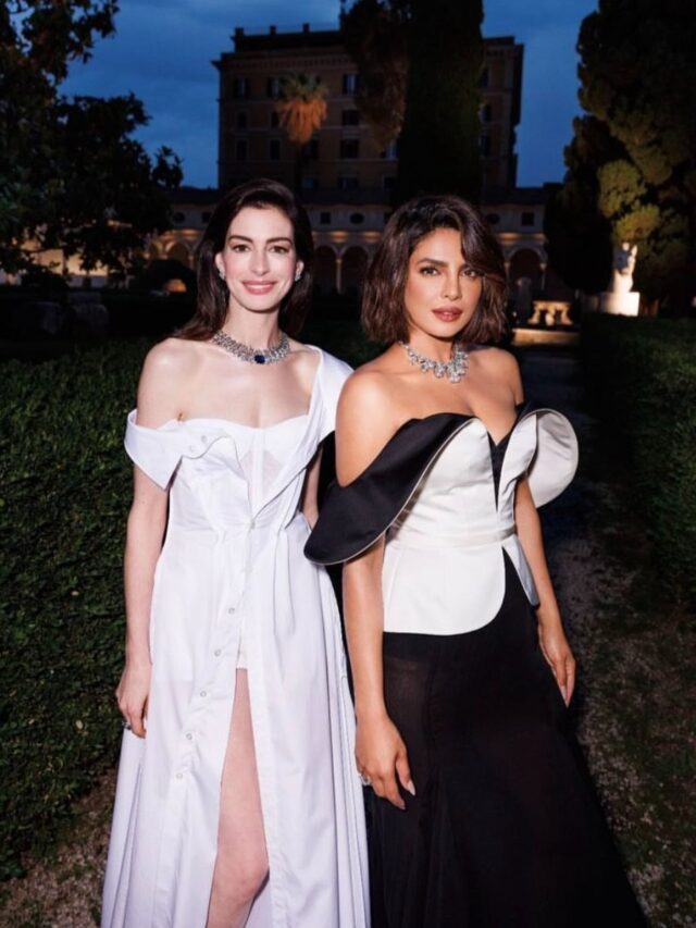 Priyanka Chopra just dropped this STUNNING photo with Anne Hathaway!