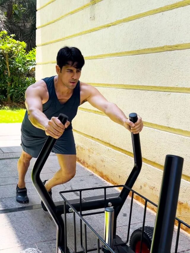 Sidharth Malhotra giving us mid-week motivation with his strenuous workout, look at those biceps!