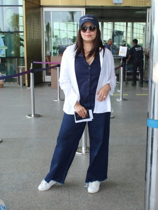 Spotted 📸: Actress Mahima Chaudhry was papped at Mumbai airport