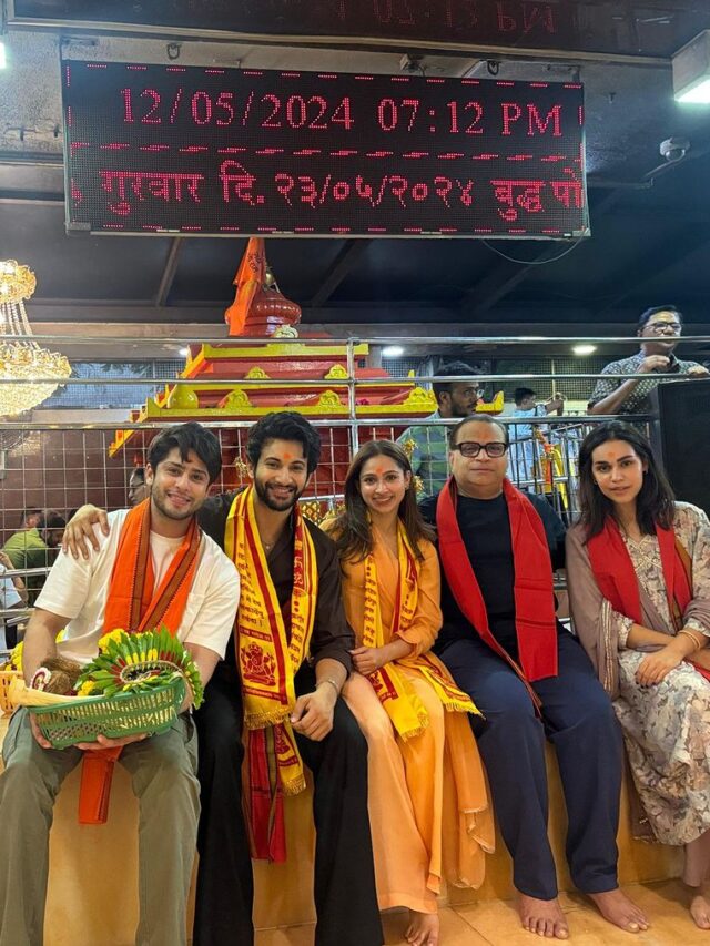 Rohit Saraf was seen taking the blessings of Lord Ganesh at Siddhivinayak temple