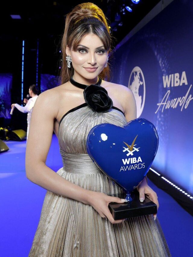 Urvashi Rautela becomes the first Indian artist to win the prestigious WIBA Global Gala award