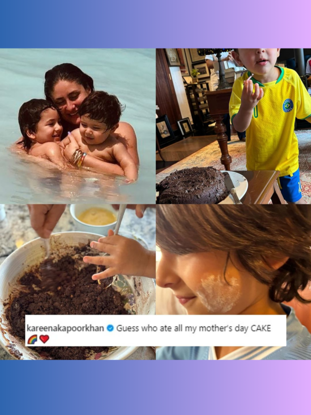 Kareena Kapoor aka Kareena Kapoor Khan gives a peek into her entertaining Mother’s Day moments with Taimur and Jeh