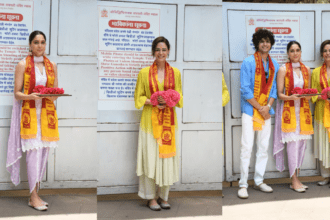 Sharvari And Mona reached Siddhivinayak For Munjya