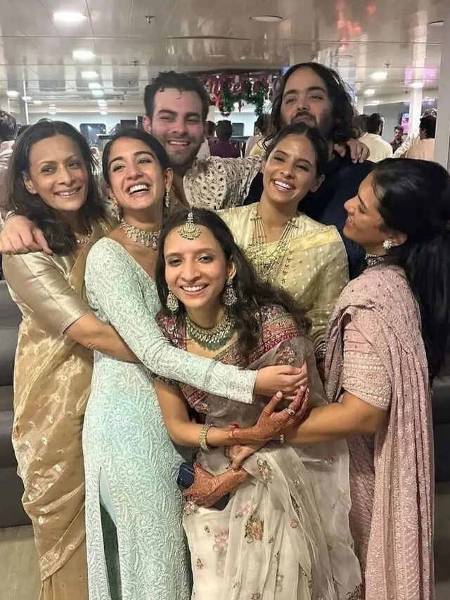 Radhika Merchant And Anant Ambani recently Spotted At Radhika’s close friend’s wedding at Alibaug