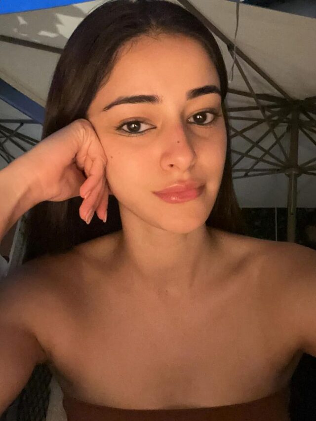 Ananya Panday Wreaked Havoc On Instagram With her Latest Photoshoot In Brown Tight Bodycon Dress