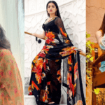 Office Looks Of Rashmika Mandanna In Trending Sarees