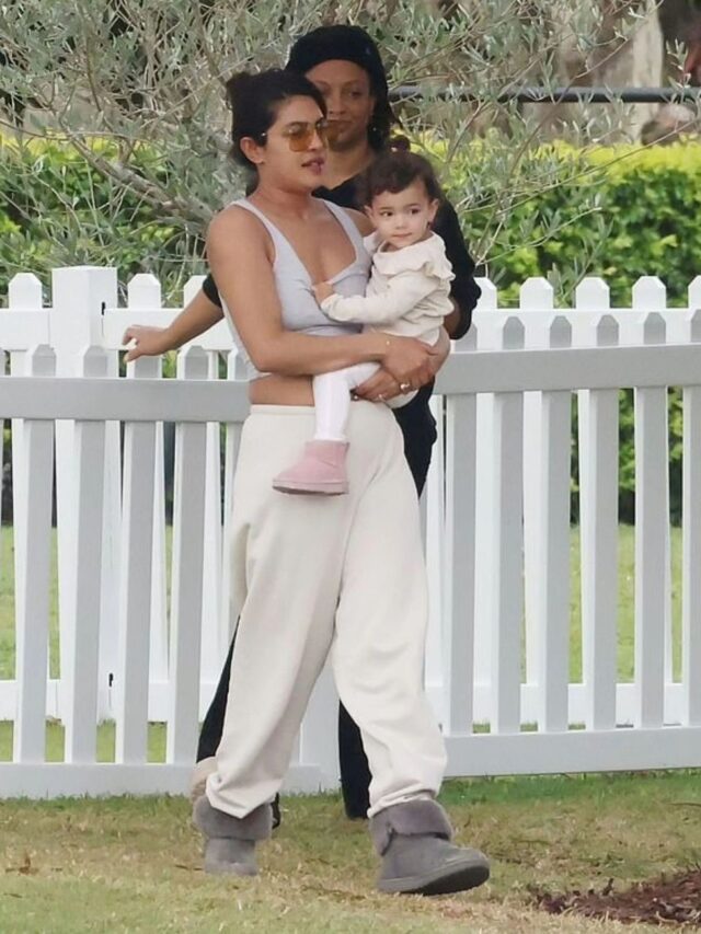 Priyanka Chopra seen spending Quality Family Time With Husband Nick Jonas And Daughter Malti Marie