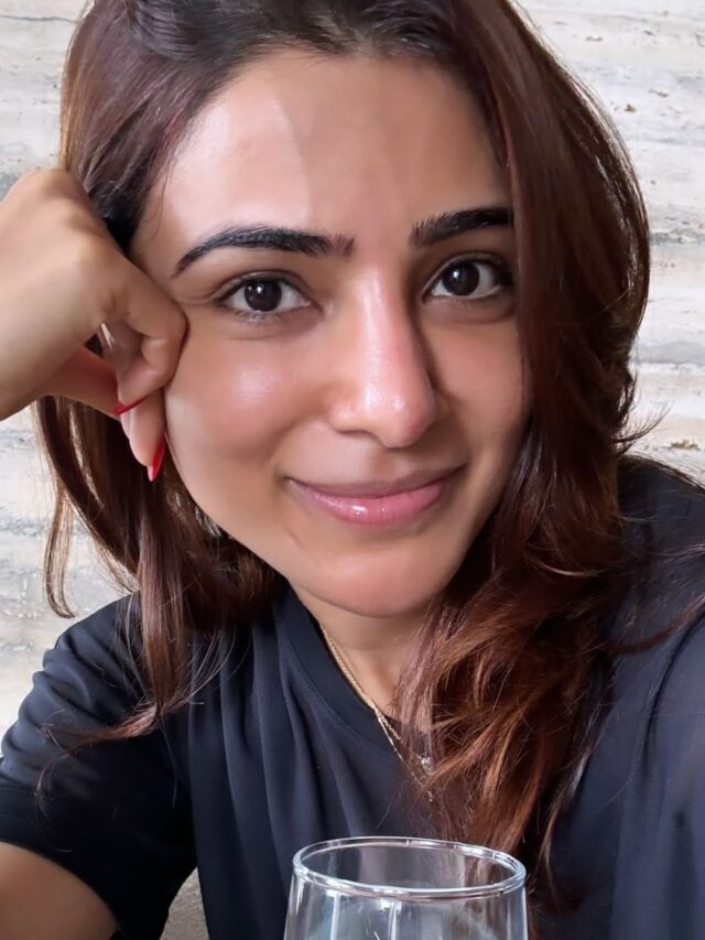 Samantha ruth prabhu shared her no make up look selfie