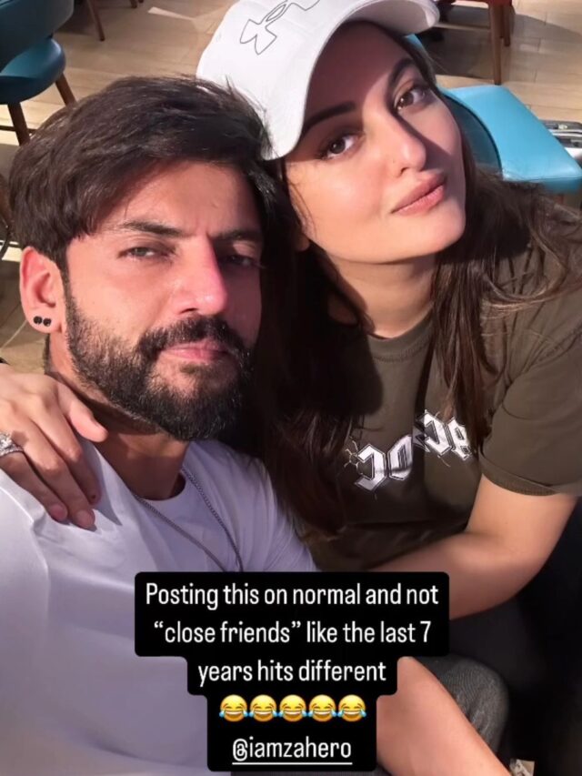 Sonakshi Sinha Shared her happy snap with Zaheer Iqbal on Completion of 7 years Together!