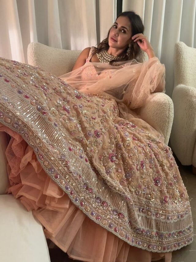 Aisha Sharma looking like princess in Anant Ambani and Radhika Merchant’s Wedding