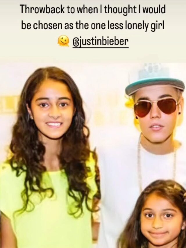 Ananya Panday shares before and after pictures with Justin Bieber with hilarious captions