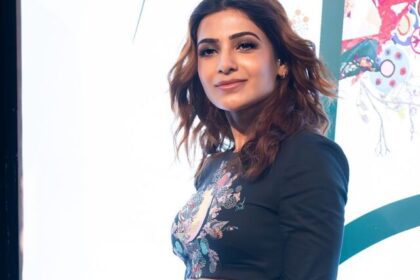 South actress Samantha looks stunning in her latest Black Outfit