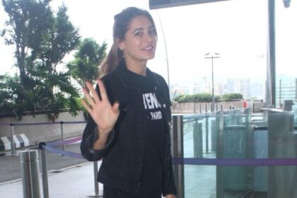 Nargis Fakhri Recently spotted at Mumbai Airport, all set for her next adventure In black Outfit!