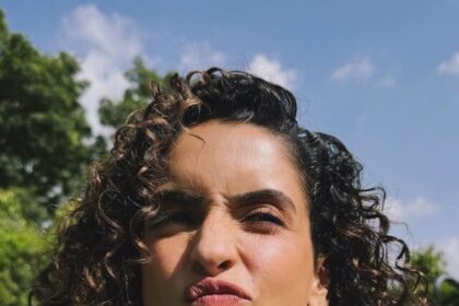 Sun Kissed And Goofy Poses Of Sanya Malhotra