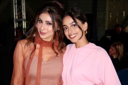 Mouni Roy and Banita Sandhu Spotted at the Milan Fashion Week looking simply Wonderful.