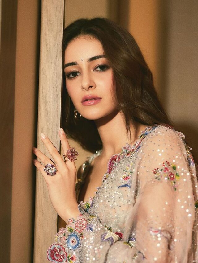 Simple and Sweet Ananya Panday In Beautiful Outfit