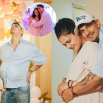 Prince and Yuvika Anniversary pics With Baby Bump