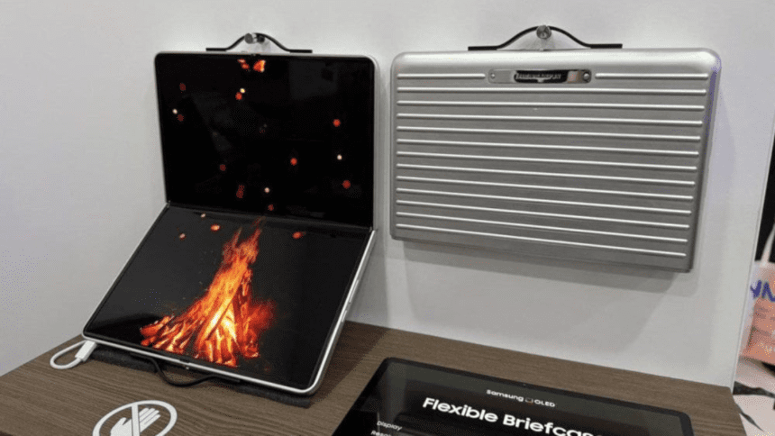 ब्रीफकेस बन जाता है Samsung का यह नया लैपटॉप